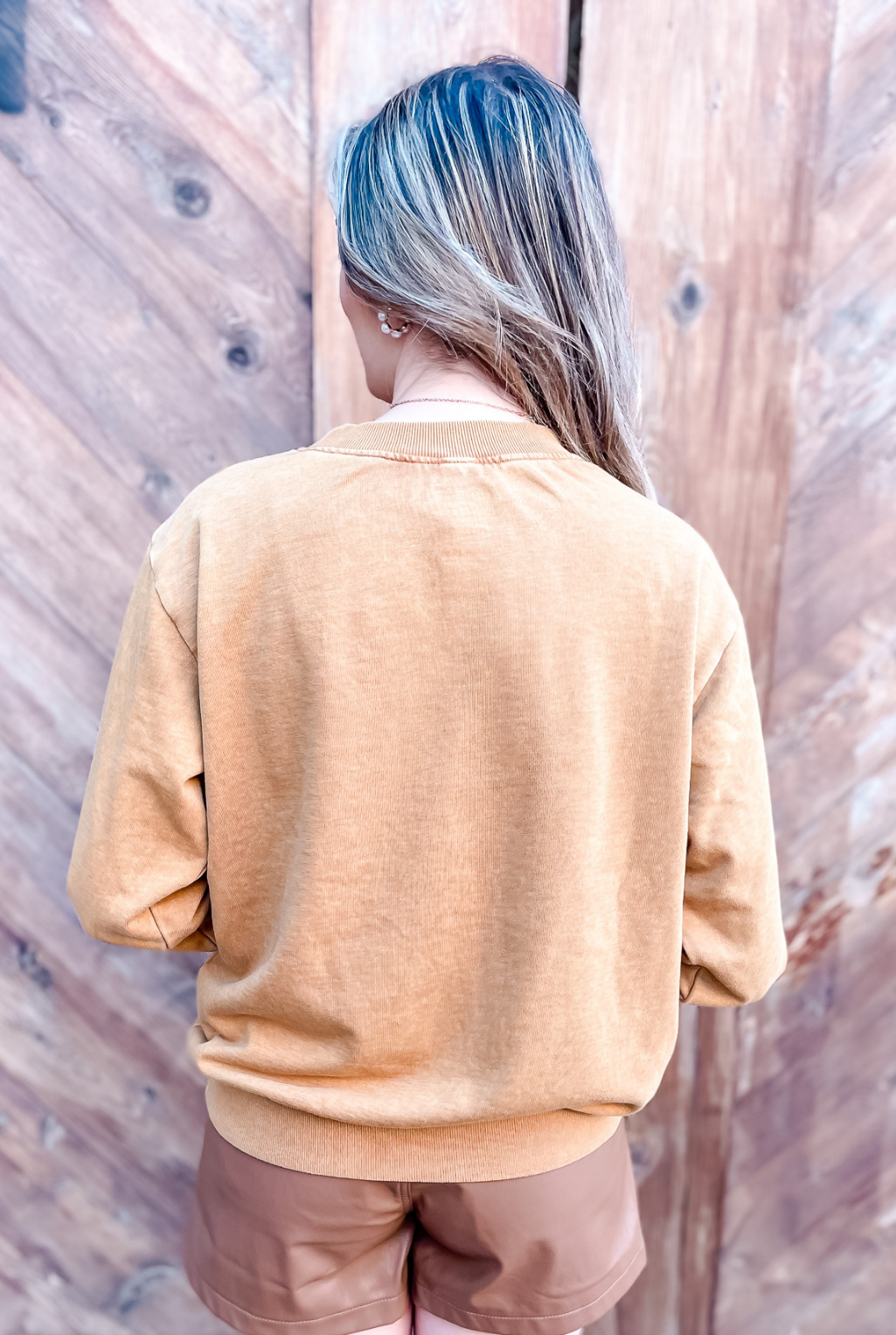 Whiskey Sweatshirt - Mustard