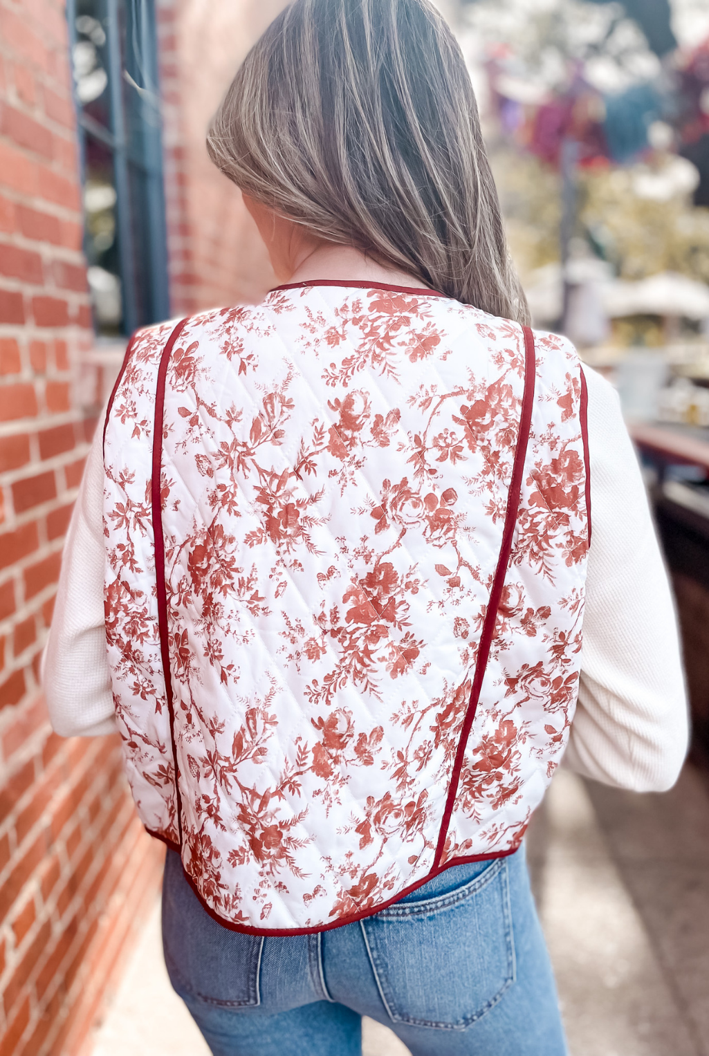 Desert Floral Quilted Vest