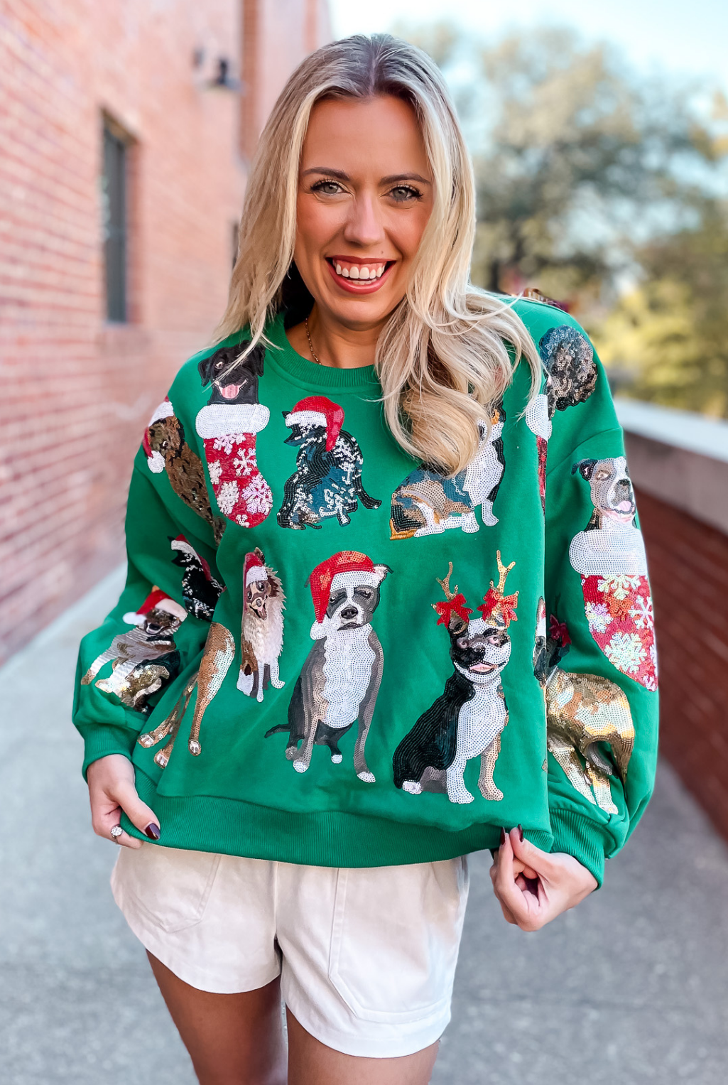 Christmas Puppies Sweatshirt