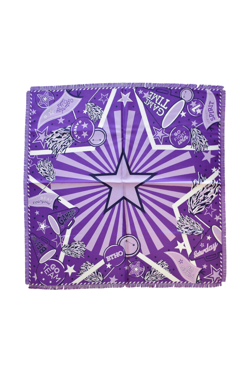 Purple Spirit Silk Scarf