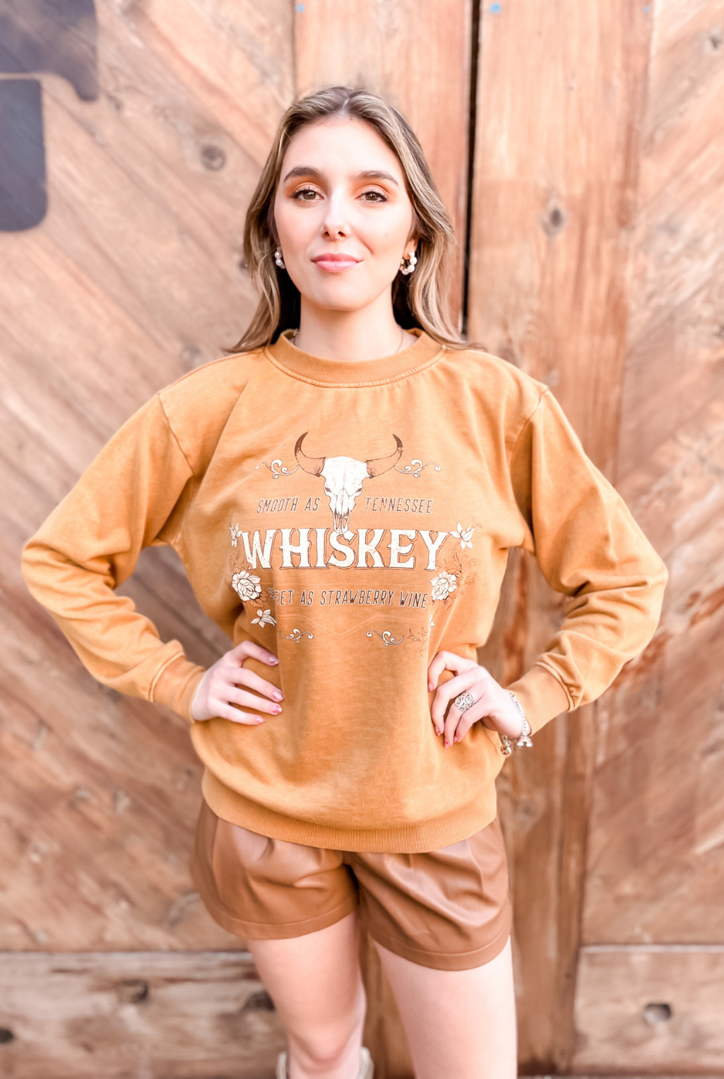 Whiskey Sweatshirt - Mustard