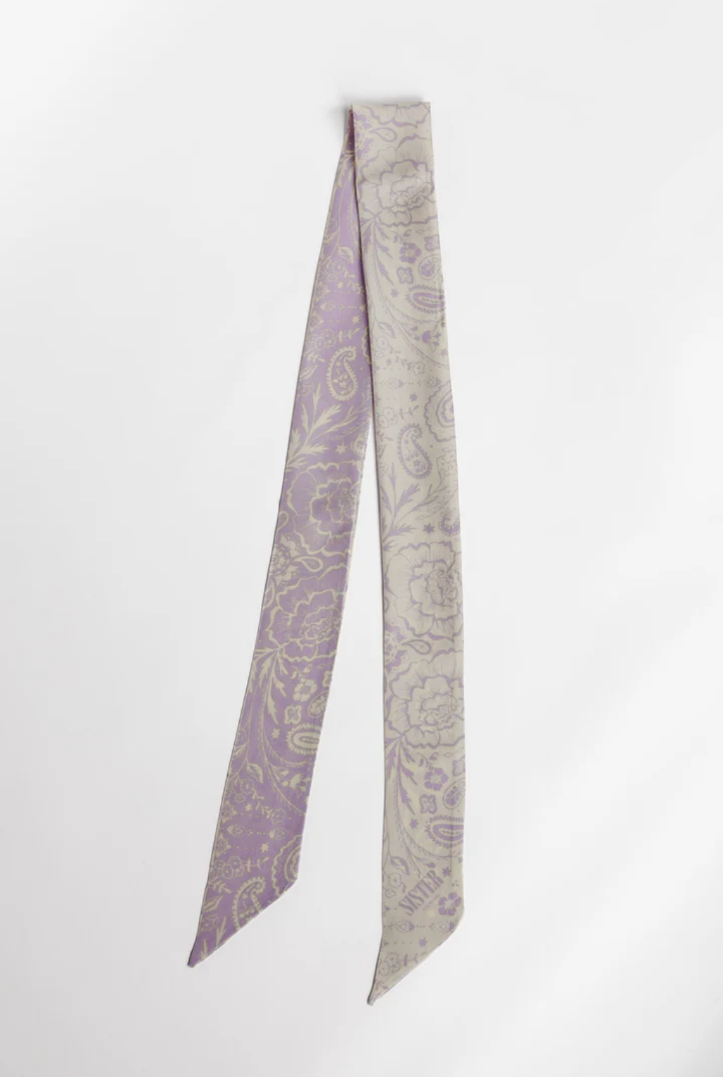 Lavender Fields Silk Twilly Scarf