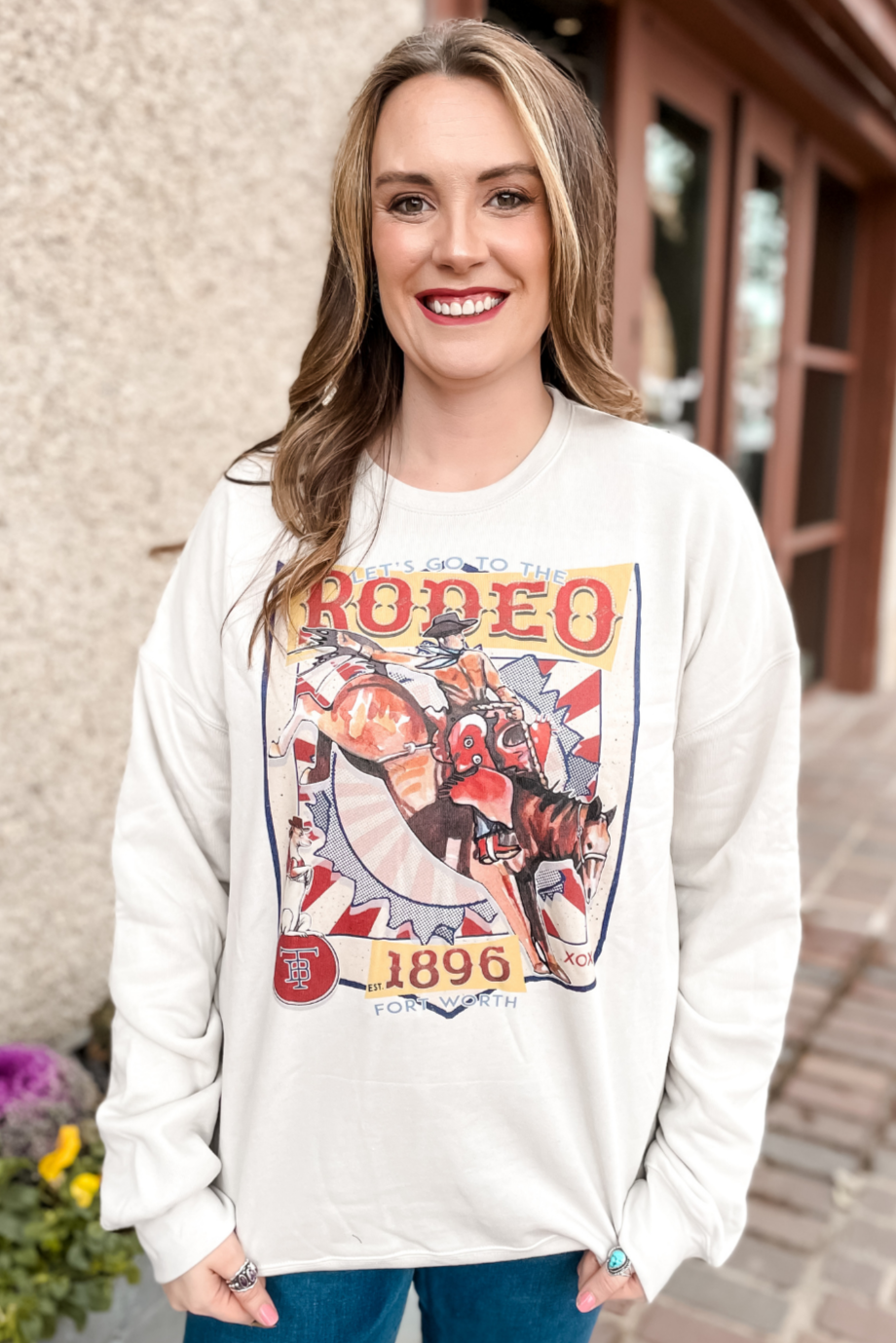 Circus Rodeo Saddle Bronc Sweatshirt