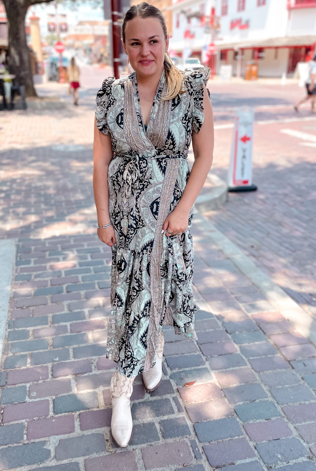 Stockyards Summer Wrap Dress