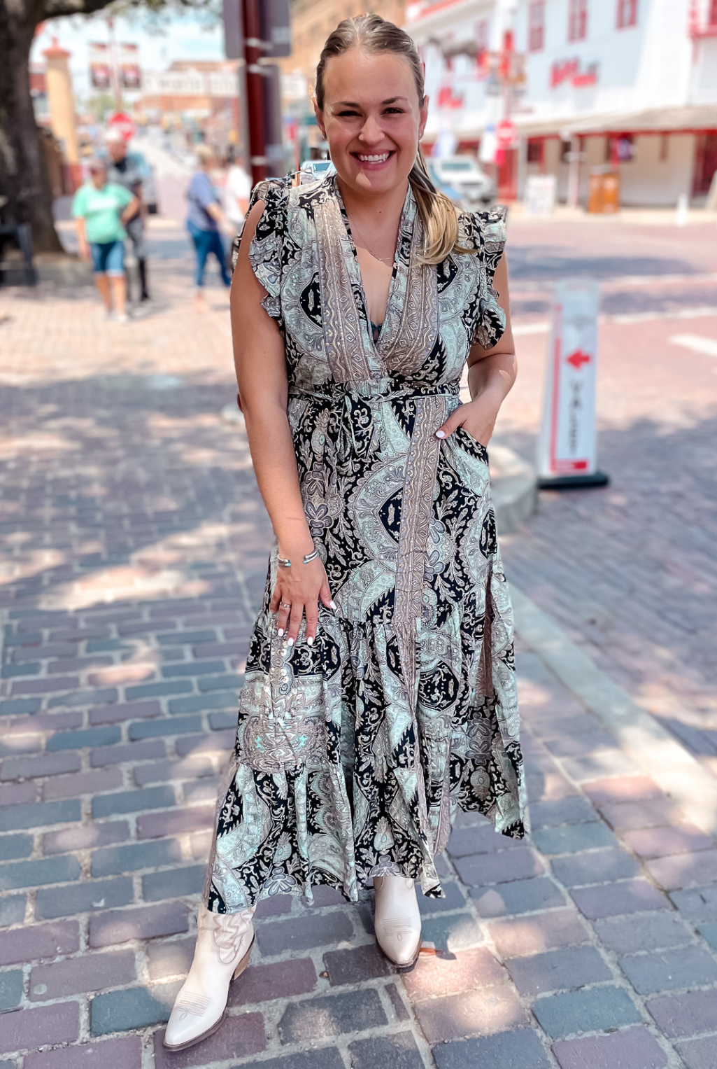 Stockyards Summer Wrap Dress