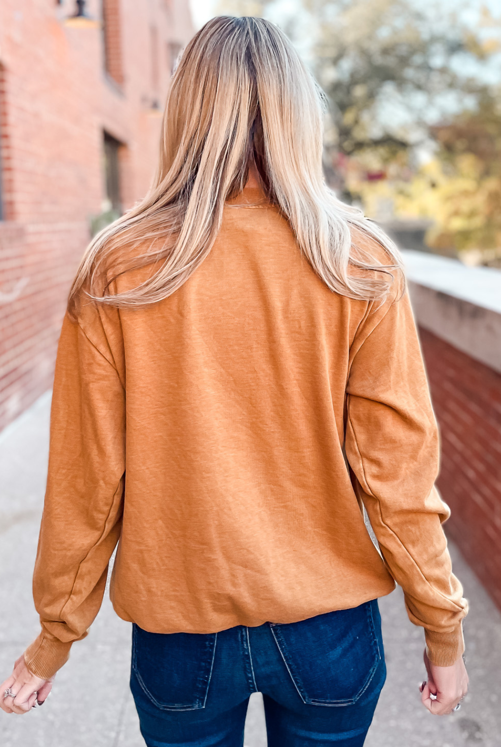 Rodeo Cowboy Sweatshirt - Mustard