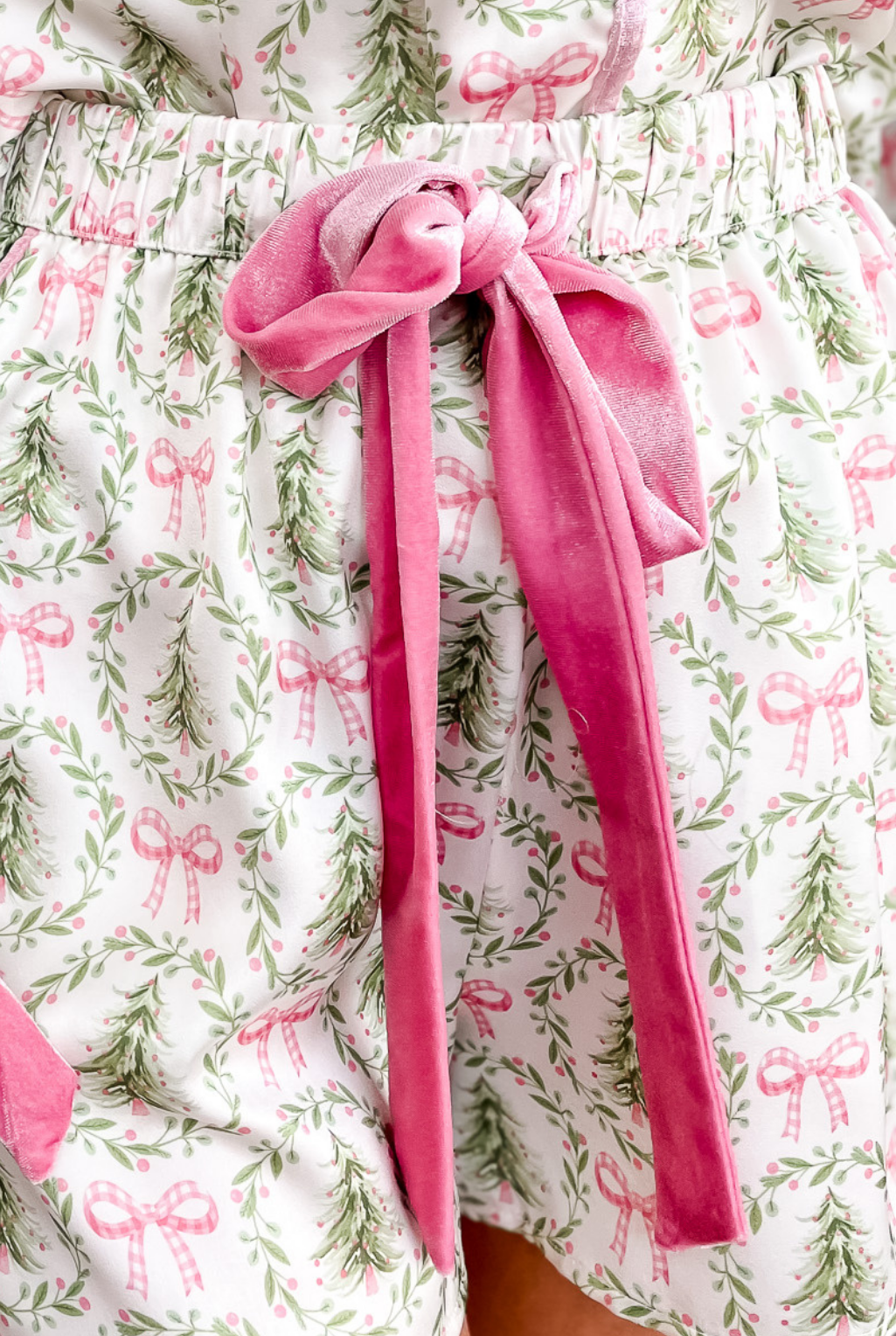 Trees & Bows PJ Set