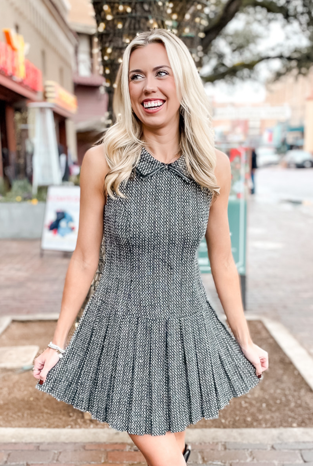 Black Tweed Dress