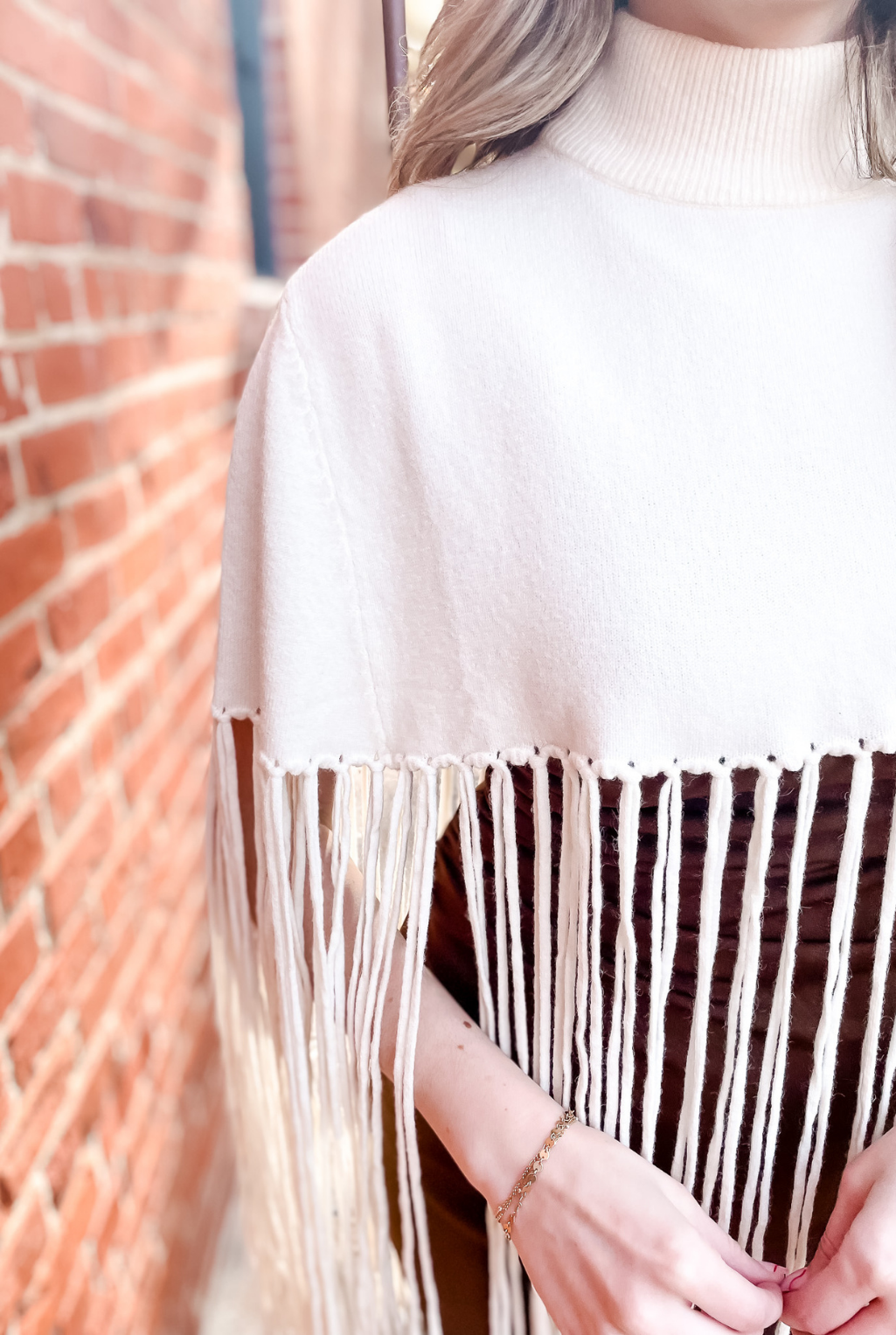 Tassie Tassel Poncho