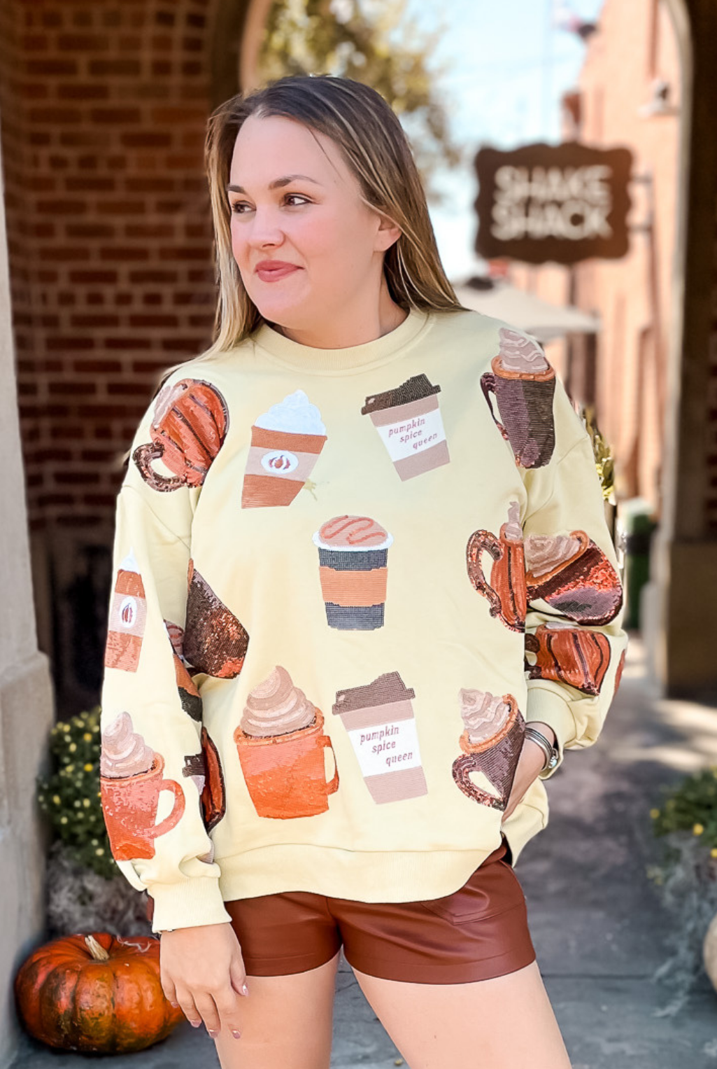 Queen Of Sparkles - Pumpkin Spice Sweatshirt