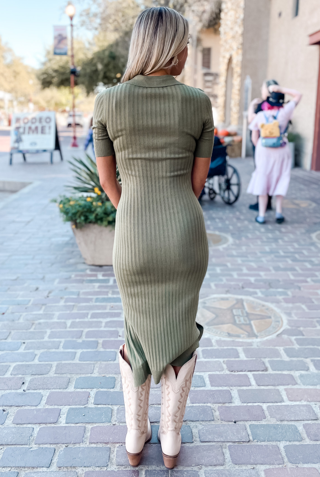 Lindy Dress - Olive