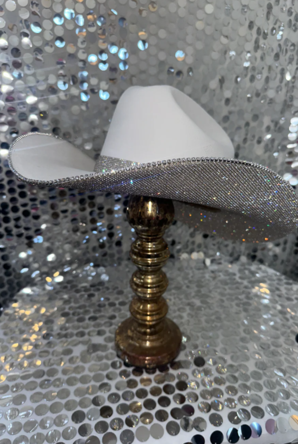 Rhinestone One Size Cowgirl Hat