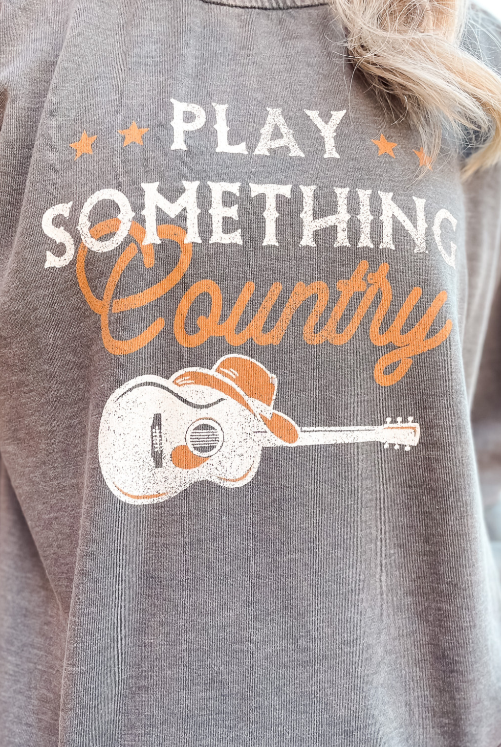 Play Something Country Sweatshirt - Olive