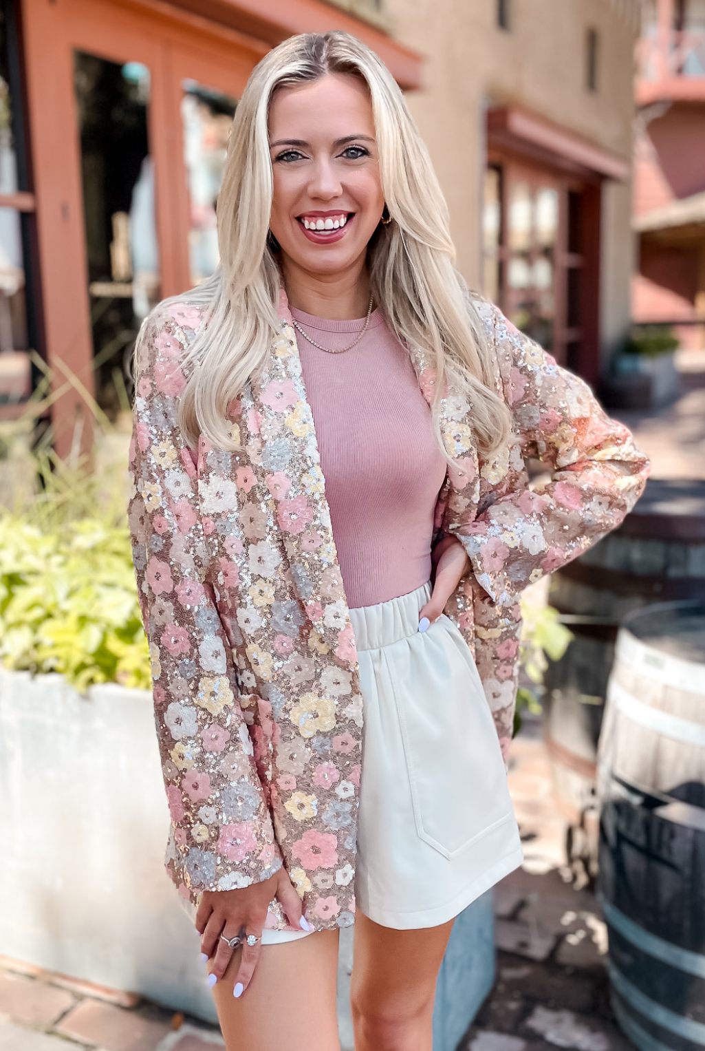 Majestic Garden Floral Blazer