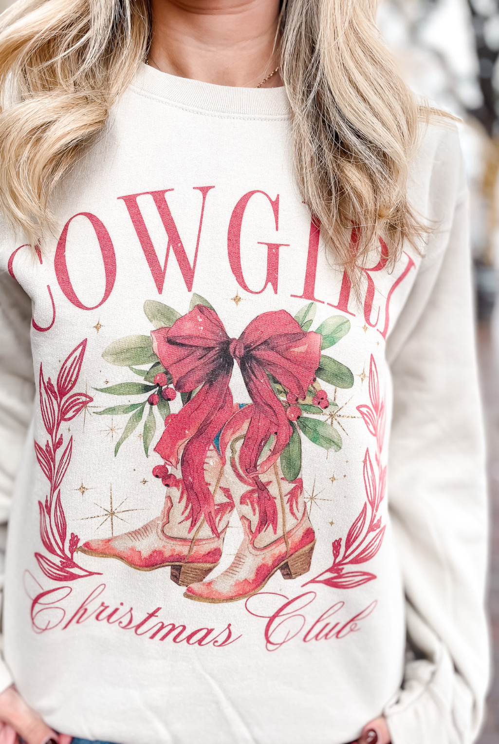 Sweatshirt - Cowgirl Christmas Club