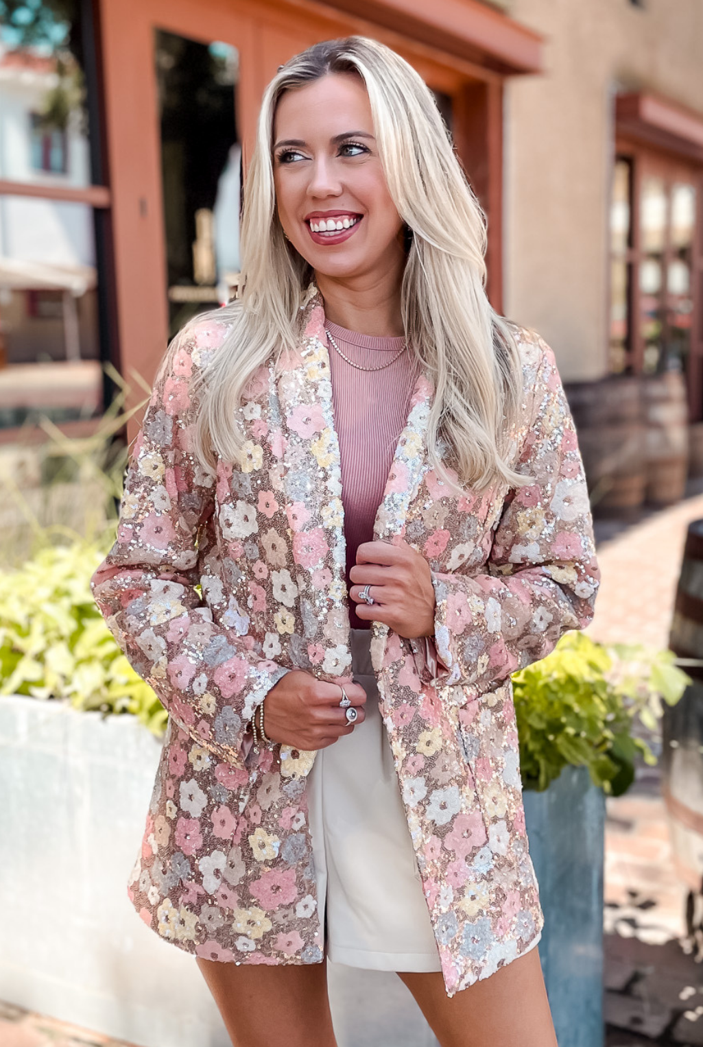 Majestic Garden Floral Blazer