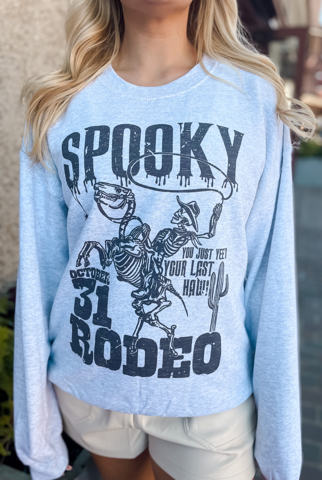 Spooky Rodeo Sweatshirt - Ash