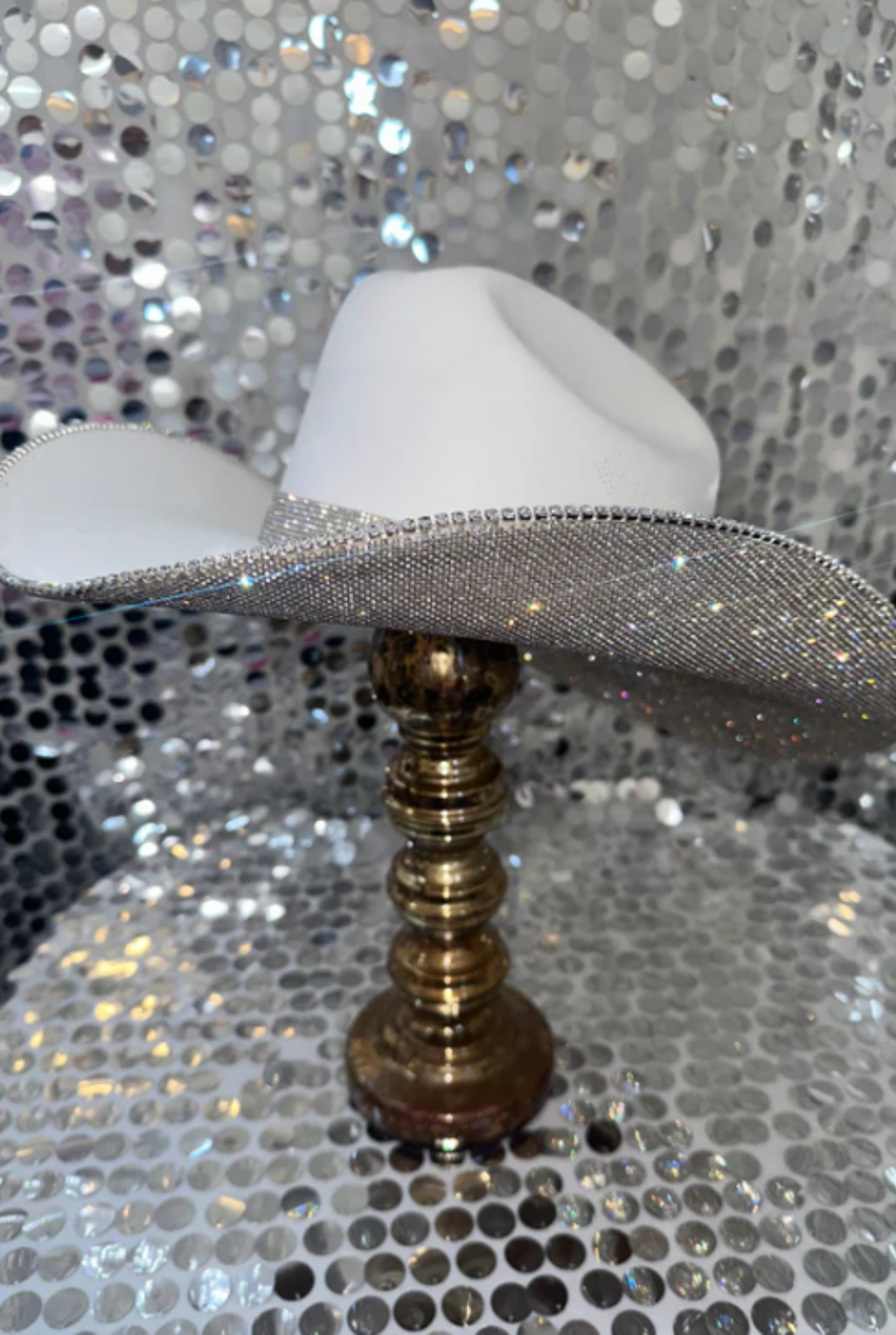 Rhinestone One Size Cowgirl Hat