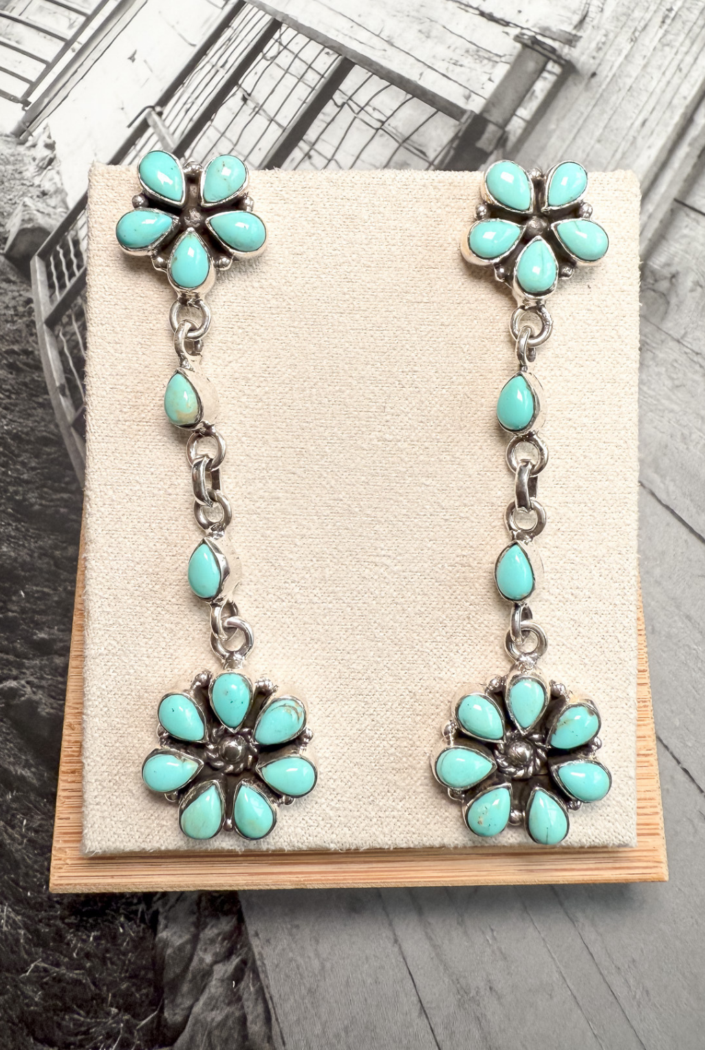 Floral Drop Earrings