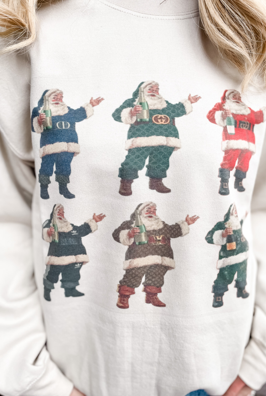 Designer Santa Sweatshirt