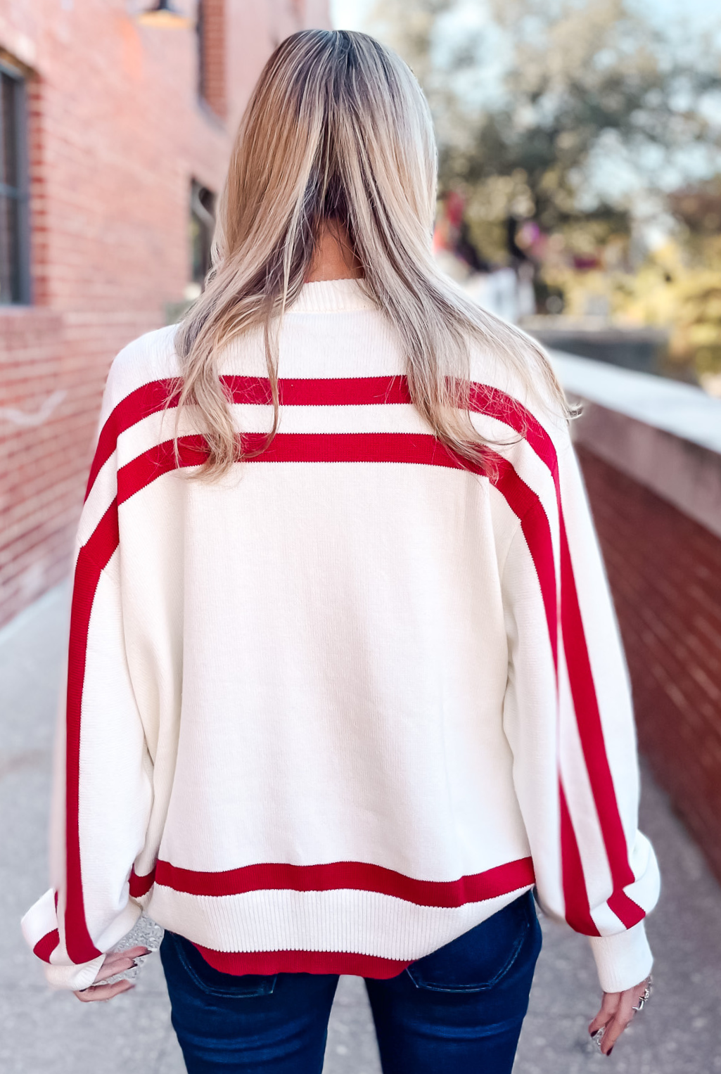 Queen Of Sparkles - Arkansas Striped Sweater