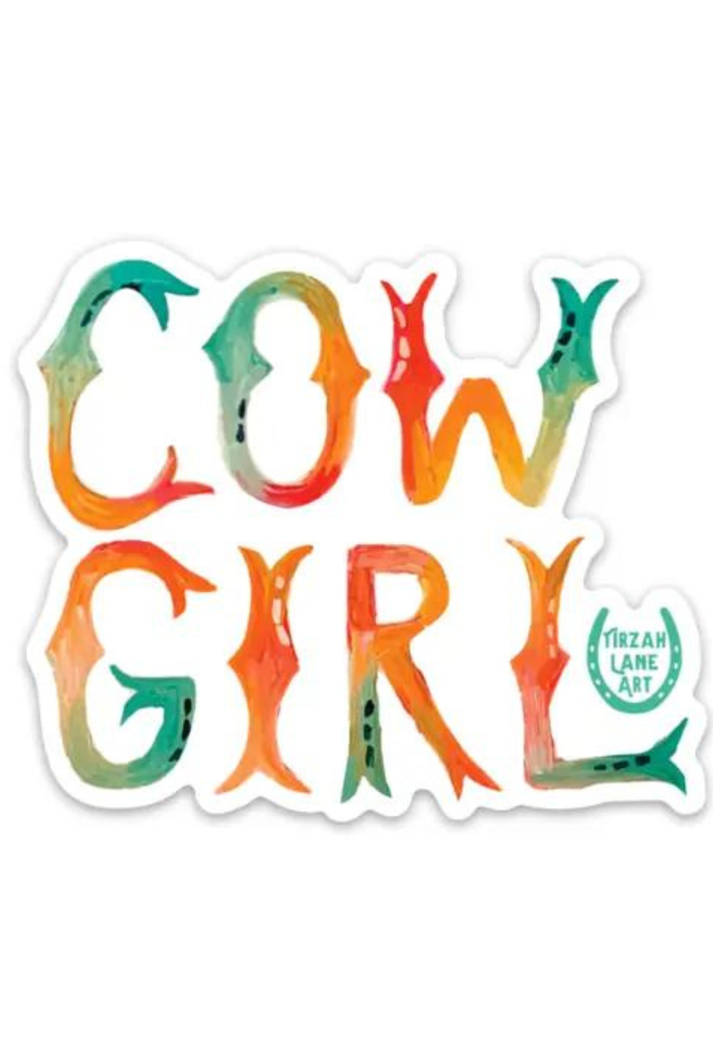 Cowgirl Sticker