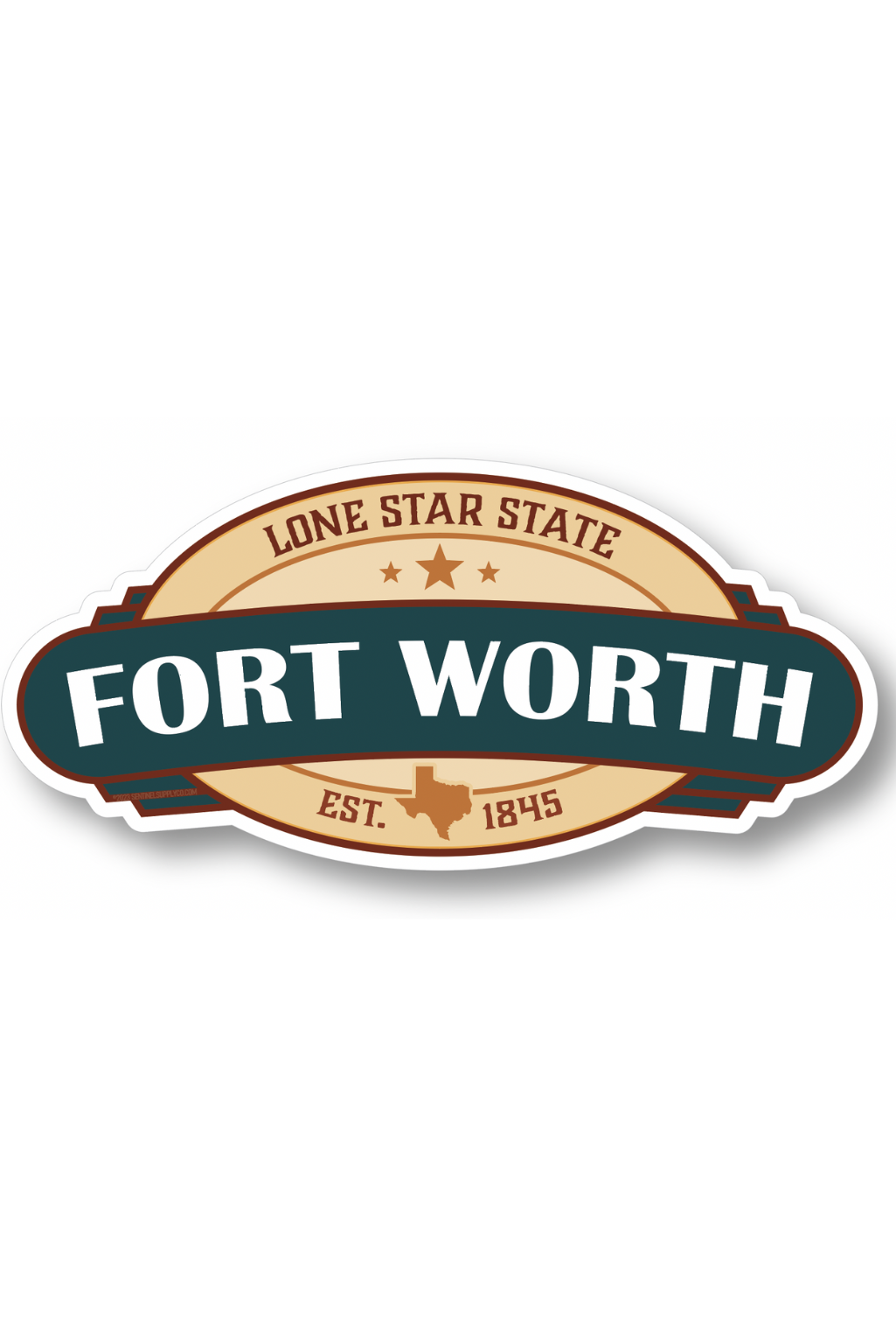 Fort Worth Badge Sticker