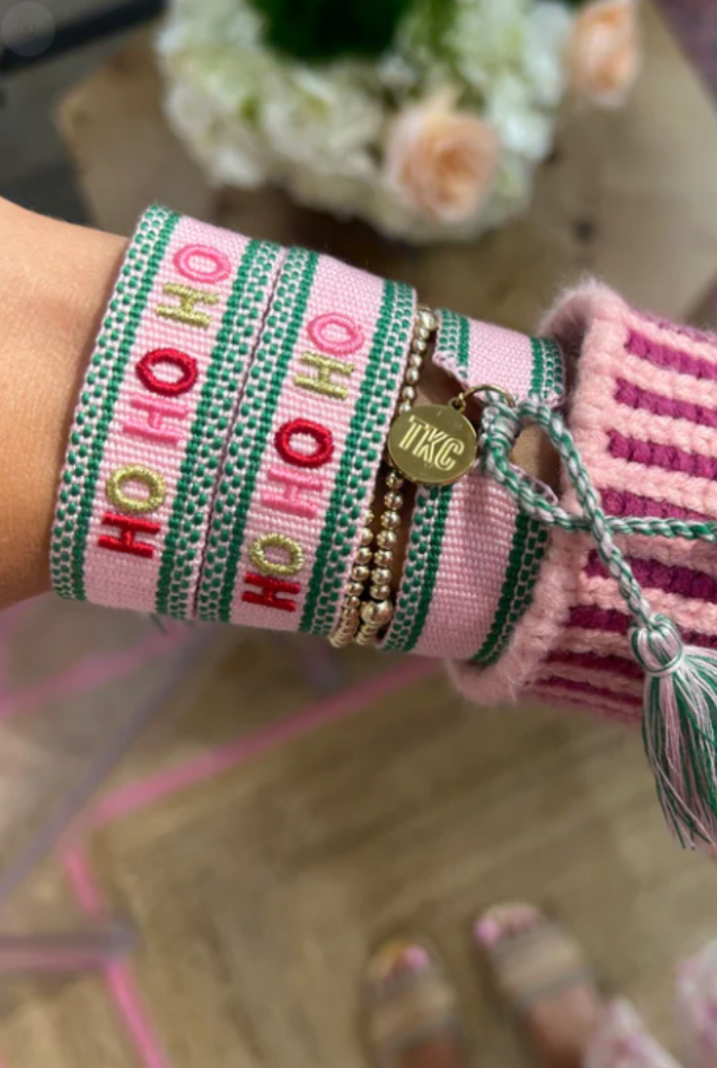 Ho! Ho! Ho! Tassel Bracelet