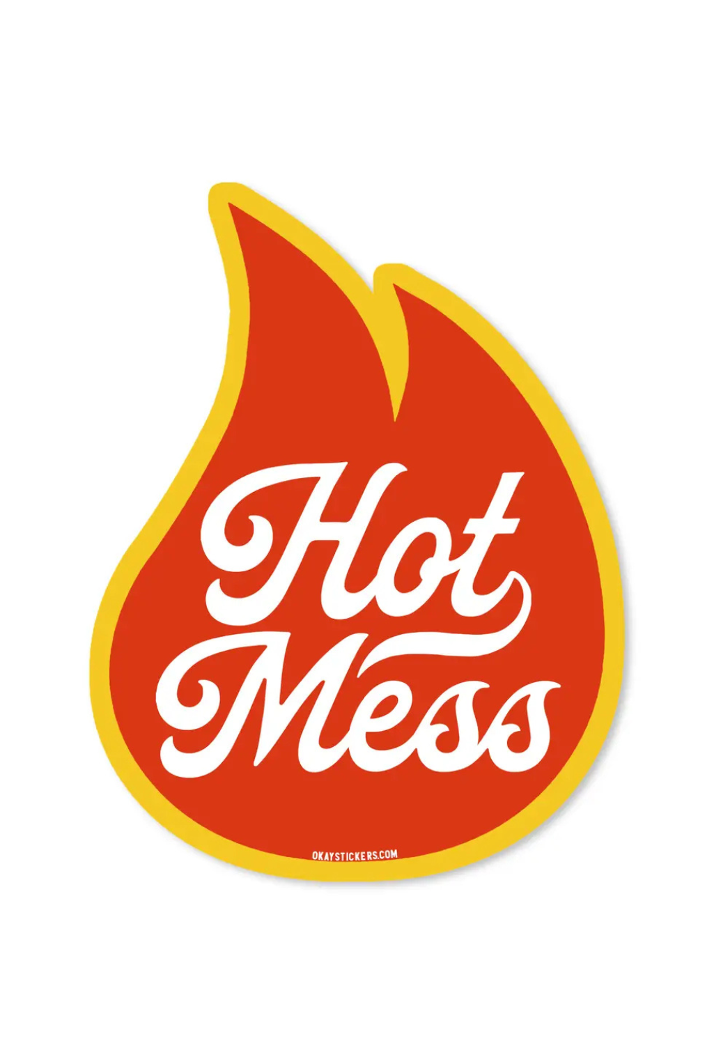 Hot Mess "Flame" Sticker