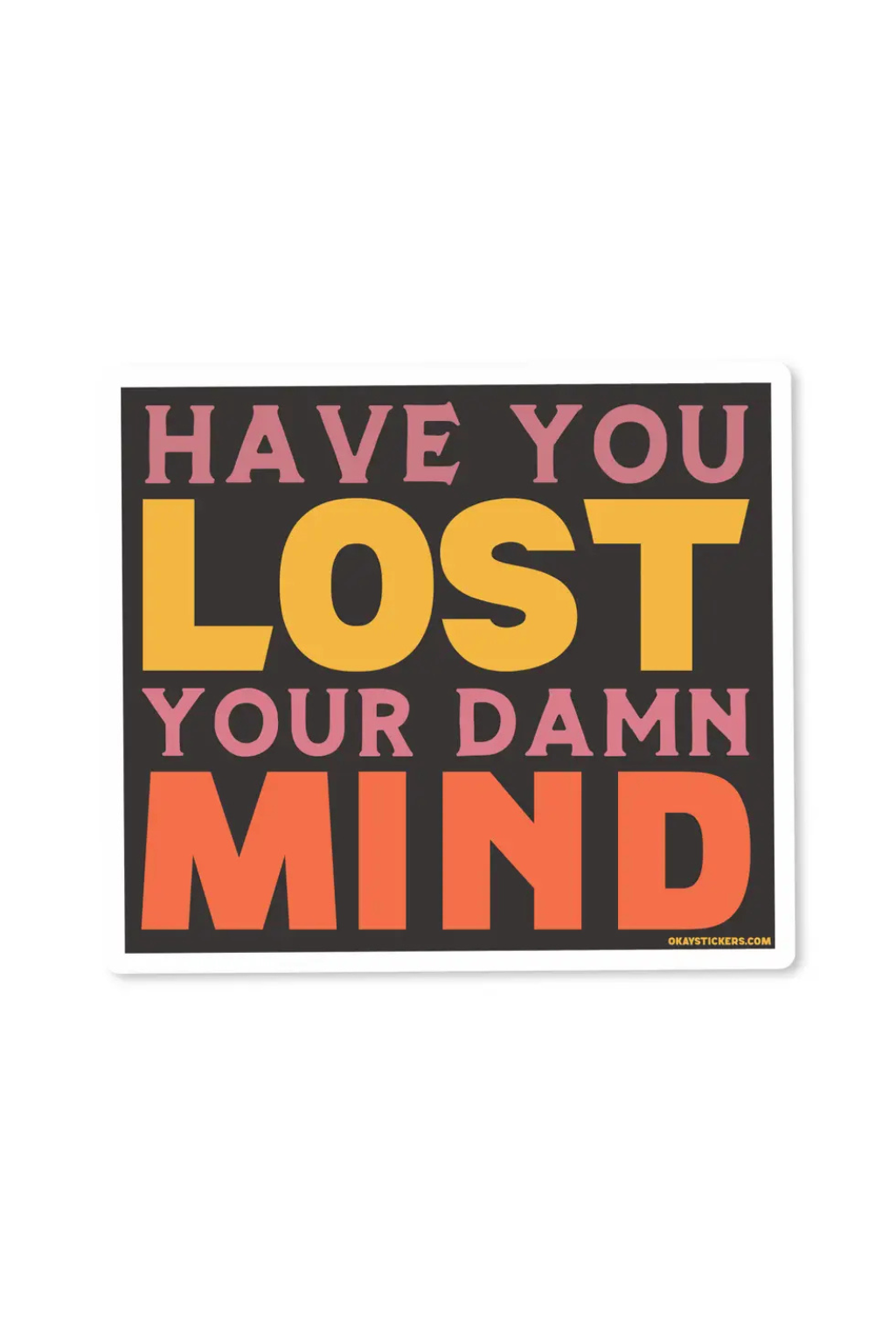 Have You Lost Your Damn Mind Sticker