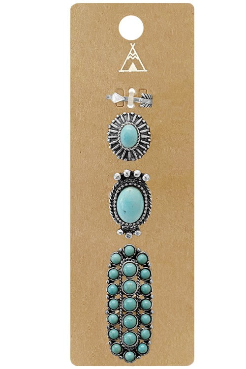 Ring Set - Turquoise