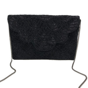 Ombre Gold Beaded Clutch — Tucker Brown