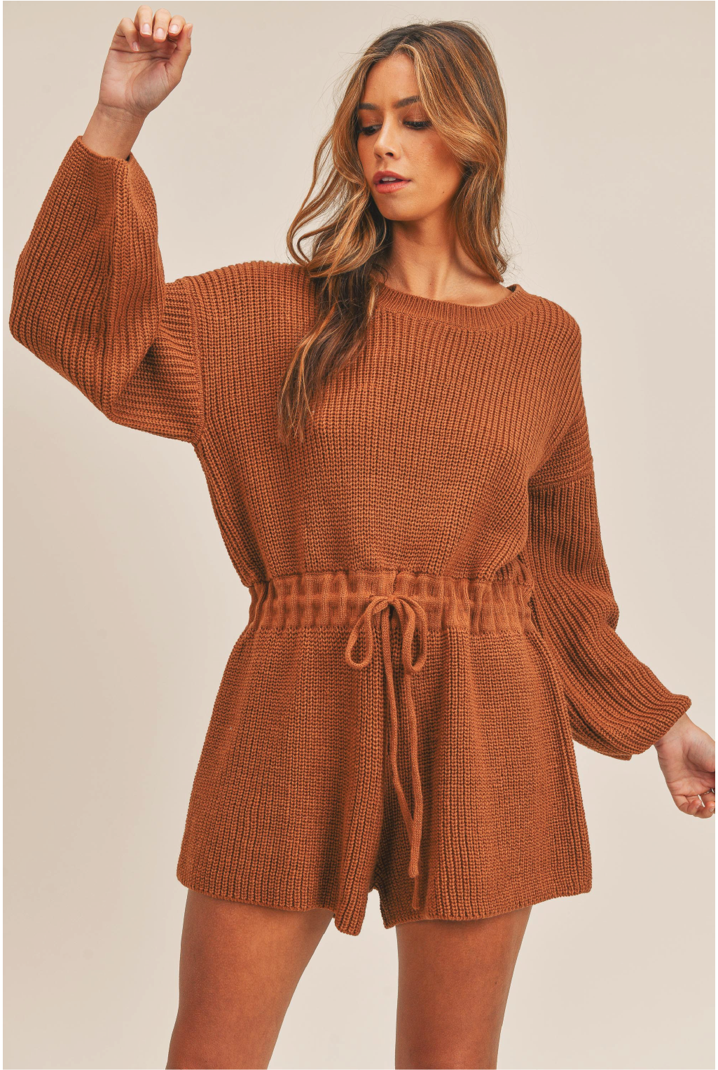 Lounge Around Knit Romper