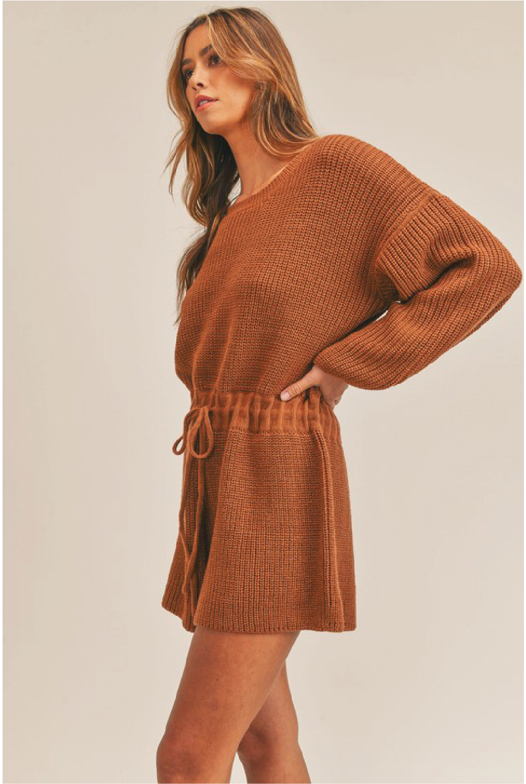 Lounge Around Knit Romper