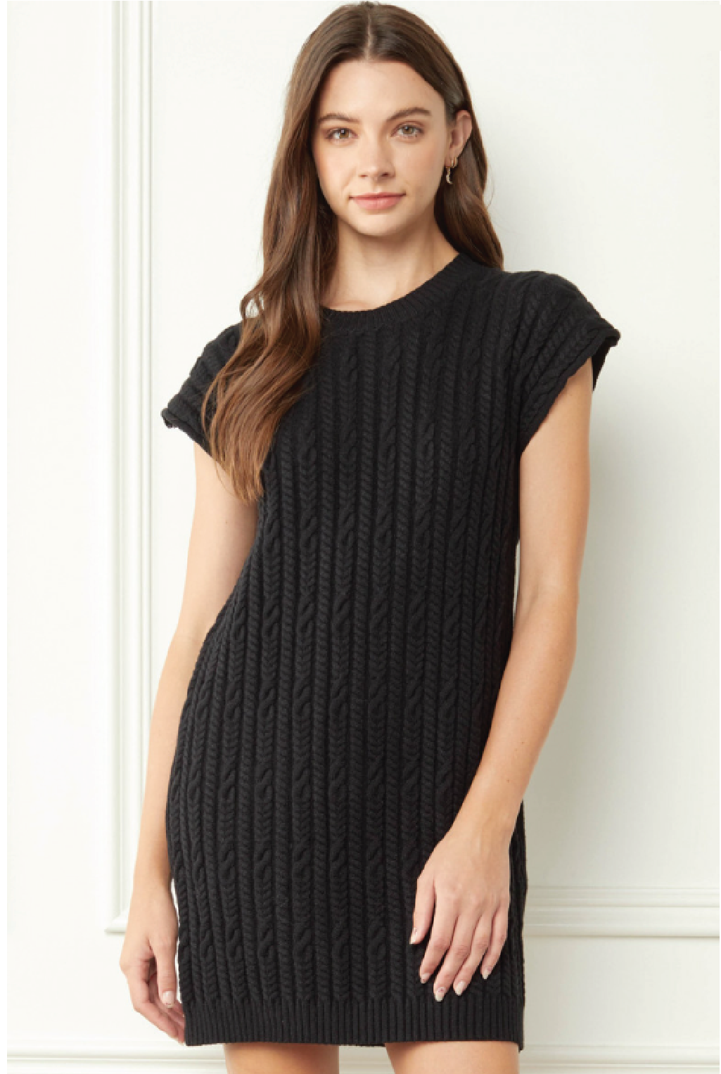 Cable Girl Sweater Dress