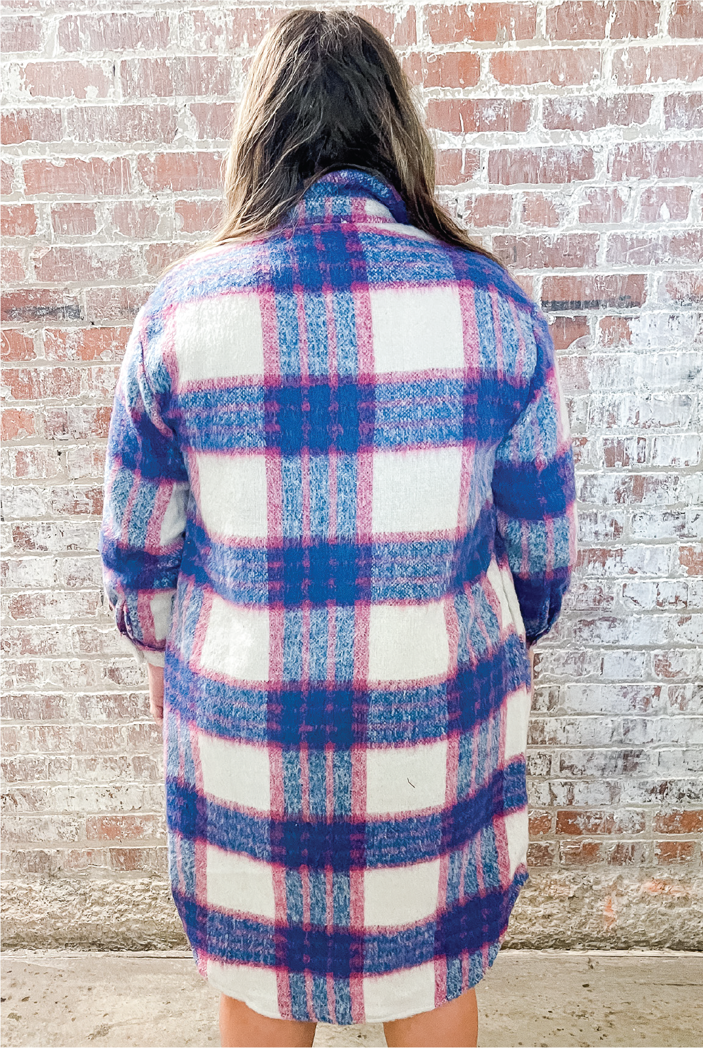 Buddy Love - Boysenberry Plaid Shacket - Plaid