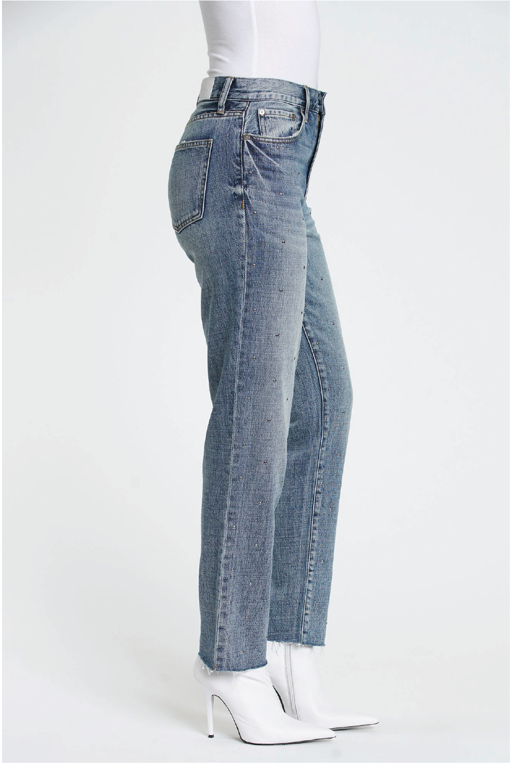 Rock Steady Boyfriend Jean - Denim - Tucker Brown