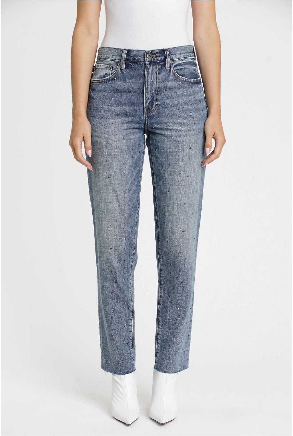 Rock Steady Boyfriend Jean - Denim - Tucker Brown